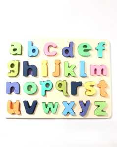 GUK Puzzle ABC dan Number Timbul Jumbo Murah Chunky Puzzle Anak Kayu 3D Puzzle Huruf dan Angka Jigsaw Wooden Mainan Edukasi COD