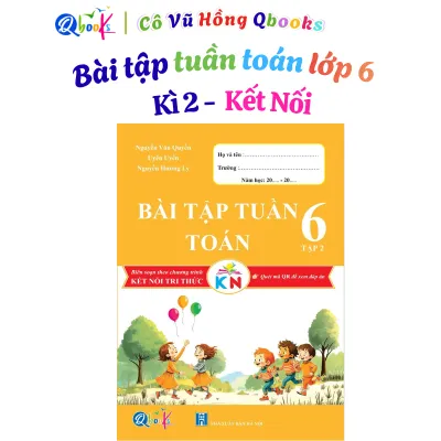 Sách - Combo Bài tập tuần toán lớp 6 - Cả năm - Kết nối tri thức ( 2 cuốn)