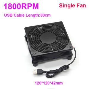 5V Quiet Router Cooling Fan Computer TV Cooler with 80mm USB Cable 120mm 240mm 360mm Fan 76CFM Airflow Cooling for  Network Cabinet Server Cooling Project-152c4c8b