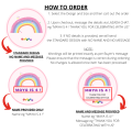 GifthausSG Personalised Custom Birthday Sticker Labels Party Favor Labels Goodie Bag Labels Stickers Children Teacher Christmas Day. 
