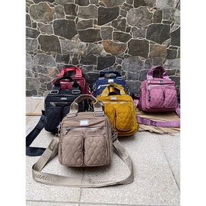 Tas Chibao Multifungsi 1814-22 Bahan Kanvas - Tas Ransel Wanita Import BEST SELLER - Model Terbaru (24x10x24 cm) - Kantong Depan - Tali Panjang dan Nyaman (Harga Terjangkau)