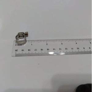 【High quality 】100pcs Hose Clamp 304 Stainless Steel Hose Clamp Tri Clamp Adjustable Fuel Line Pipe Clip Pipe Clamp