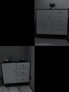 AUREO ⚡ Solid wood chest of drawers against wall bedroom bedside cabinet drawer storage cabinet locker
