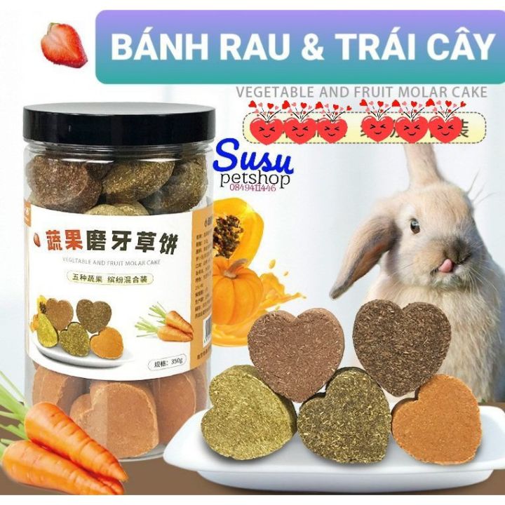 Bánh cỏ Rau củ, Trái cây cho Hamster, Thỏ, Bọ và Chinchilla | Lazada.vn