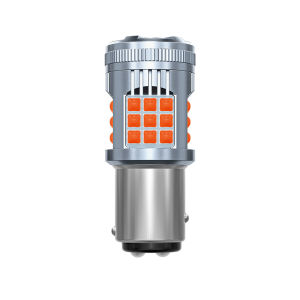 PENCL 1PC Super Bright 3030 36SMD Canbus 1156 Ba15s P21w Bau15s 1157 Dual Contact P21/5W 7440 T20 LED Bulb Built-in Fan Cooler Turn Signal Light Reverse Light Brake Lamp Bulb White Amber Red