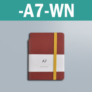 AKIRO HOME Leather Cover A6 A7 Pocket Size Notebook Student Journal Daily Handy Notebook Weekly Monthly Diary Book Traveler Organizer Planner Buku Nota Buku Catatan 笔记本