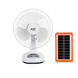 พัดลมตั้งโต๊ะแบบชาร์จไฟในครัวเรือน พัดลมดีซีมีไฟ พัดลมตั้งโต๊ะพลังงานแสงอาทิตย์