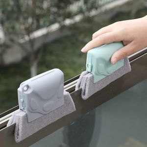 In Store 3PCS Window Door Track Cleaning Brush/Kitchen Gap Groove Decontamination Cleaning Brush/Dust Cleaner Tools