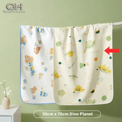 Comfort & Hugs Multi-Layer Waterproof Diaper Changing Mat Urine Pad & Mattress Protector With Exclusive Designs