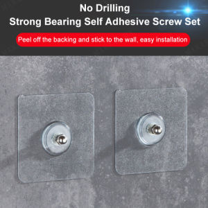 Traceless Adhesive Hanger for Easy and Damagefree Hanging and Organizing