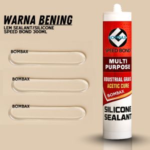 SPEED BOND Lem Sealent Lem Silicone Silikon Lem Botol Kaca Clear