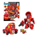 1pcs Cute Animal Robot Larva Figures Assembly Toys Transformation Robot Mecha Car Action Figure Birthday Gift For Children. 