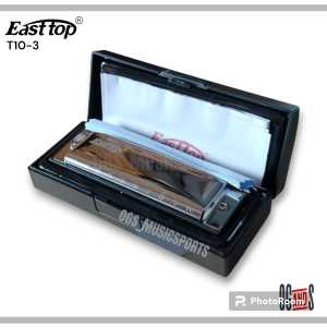 East top 10 Holes 20 Tones Blues C Diatonic Harmonica T10-3