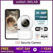 IMILAB C22 WiFi 6 3K Home Security Camera 5MP Smart CCTV Colour Night Vision IP Camera Motion Detection Works with Xiaomi Home APP