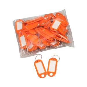 50 Pcs Key Fob Suitcase Name Labels Key Labels Easy to Use Key Fob Labels for Keys Suitcases Pets
