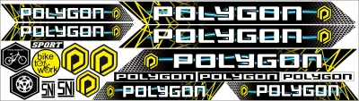 DECAL STRIPING SEPEDA POLYGON SISKIU BIKE STICKER UKURAN JUMBO STICKER ALL