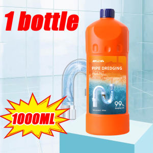 100% Effective Powerful Drain Toilet Clog Remover 500G Drainage Clog Remover Dissolves Grease/Hair/Oils Dredging Agent Baradong Sink Drain Pipes Cleaner Sewer Toilet Clogging Cleaning Tools