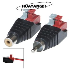 HUAYANG01 [2023 new HOT FASHION] Dây loa A V cáp để âm thanh nam famale RCA nối Báo Chí cắm thiết bị đầu cuối