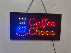 COFFEE CHOCO LED DISPLAY BOARD SIGNAGE LED LIGHT ENERGY SAVING LIGHT BILLBOARD