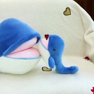 Đồ chơi cá voi nhồi bông hình hải cẩu dễ thương cho bể cá 28cm-70cm mô phỏng rùa nhỏ quà sinh nhật cho bé gái quà ngày lễ