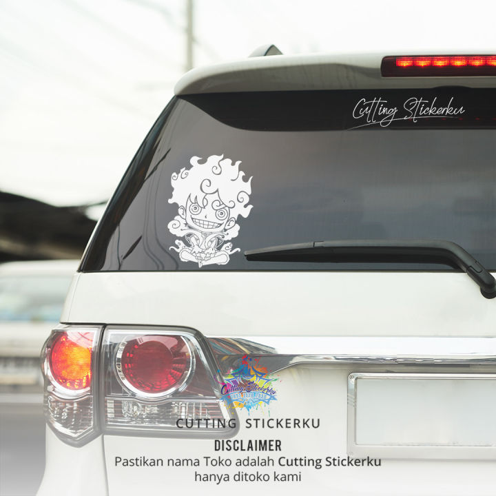 Cutting Stiker Chibi Nika Luffy Cute Variasi Motor Aksesoris Mobil Helm ...