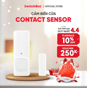 [THƯƠNG HIỆU MỸ] SwitchBot Contact Sensor - Cảm Biến Tiếp Xúc SwitchBot thiết lập kịch bản nâng cao an ninh gia đình - BẢO HÀNH 1 NĂM