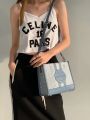 Coach Dempsey Canvas Field Tote 22 women shoulder tote bag. 