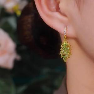 Bông tai đi học xu hướng mới - bông tai vàng kiểu MI802.45748 bông tai nữ sang trọng phụ kiện trang sức hoa tai khuyên tai dài hoa tai mạ vàng 18k hoa tai dài BSTKL - [NaLa Shop]