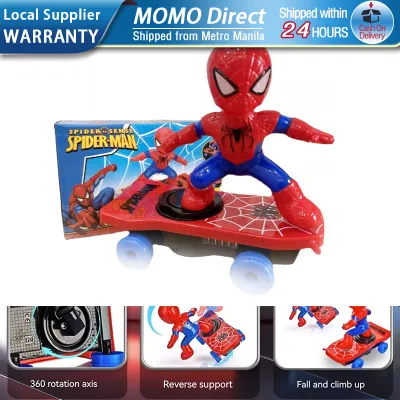 1 Pcs Stunt Skateboard Scooter Educatioanl Spiderman Skating Board Spiderman Spiderman Toys