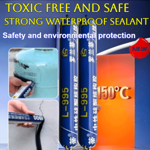 [Crack nemesis 50 years without cracking] Strong waterproof sealant/Strong Waterproof Sealant Structural Glue Strong Glue Glass Glue 995 High Viscosity Neutral Silicone Sealant
