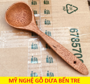 CÓ VIDEO - Vá canh nhỏ bằng gỗ dừa - HÀNG LOẠI 1 - mỹ nghệ dừa bến tre - DANH DUA SHOP