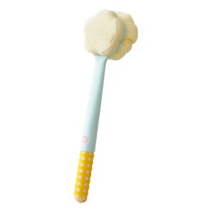 YANGS Dual-Sided  Flower Bath Brush Flower Design Multifunctional Back Scrubber Practical Exfoliating Shower Brush Bathroom