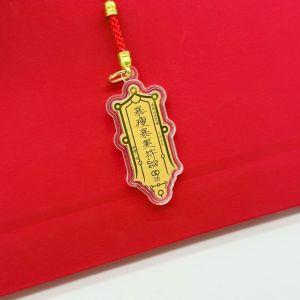 Hot-Selling Phone Chain Charm Exam Success Phone Sticker Keychain Pendant Gold Piece Decoration Gift