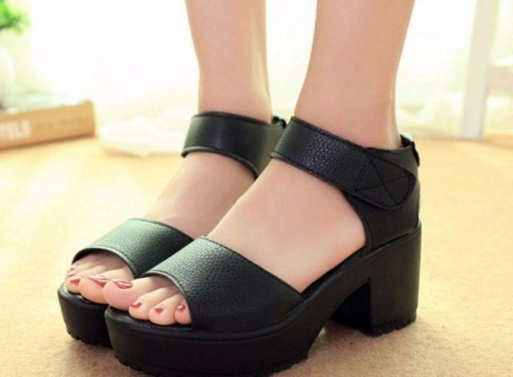 READY STOCK RINO Kenya Heel Woman Wedges Heel Shoes Lazada