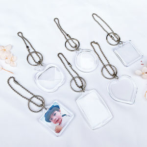 พวงกุญแจกรอบรูป พวงกุญแจกรอบใส่รูปได้ เซ็ตพวงกุญแจและกรอบรูป เลือกกรอบ เลือกสีพวงกุญแจได้