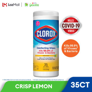 CLOROX DISINFECTING WIPES (CRISP LEMON) 35CT