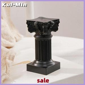 Kui-Min Roman Pillar Greek Column Statue Pedestal Candlestick Stand Figurine Sculpture Indoor Home Dinning Room Garden Scenery Decor