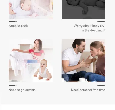 XiaoVV Smart WiFi Baby Monitor C1 1080P IP Camera Baby Infants Sleep Care Crying Alarm Push Infrared Night Vision