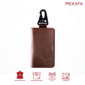 Mekafa - Visco Black Dompet Kulit STNK Mobil Motor Key wallet