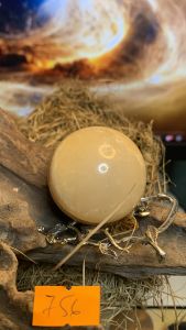 Quả cầu đá thạch anh phong thủy hệ ngân hà Vũ Trụ tự nhiên Galaxy Charka Luân xa Thổ 756