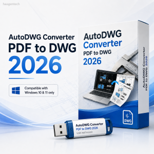 AutoDWG PDF to DWG Converter Pro 2026 v5.1 Lifetime For Win FULL VERSION | COMES IN A USB FLASH DRIVE