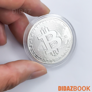 Đồng Xu Dogecoin Bitcoin mạ vàng bạc bản đặc biệt đa sắc làm đồ lưu niệm sưu tầm trưng bày phòng làm việc DC01