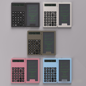 เครื่องคิดเลขมัลติฟังก์ชั่นแบบพับได้สําหรับสํานักงานธุรกิจ บอร์ดเขียนด้วยแอลซีดี บอร์ดเขียนด้วยมือ