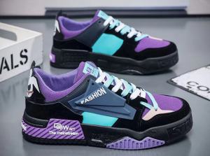 Angelie รองเท้าผู้ชายรุ่นใหม่ 2024 รองเท้าสปอร์ตแฟชั่นพื้นราบ รองเท้าวิ่งพักผ่อน  รองเท้าผู้ชายระบายอากาศได้ ดูทันสมัยและเข้ากับทุกสไตล์ B042