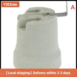 【Local shipping】 E27 Ceramic Screw Base High Temperature Resist Socket Light Bulb Holder Adapter