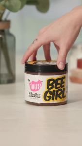The Doux BEE GIRL Honey Custard Curl Defining Cream Styling Gel 8 oz With Honey Aloe & Keratin for Frizz Control and Definition Moisture & Shine For Natural Curly Hair Sulfate & Paraben-Free