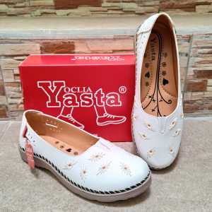 Promo 5.5 Sale Oclia Yasta Sepatu  Putih Casual Wanita  Rosie 18 Putih Oclia Yasta Olshop (COD)