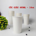 50 chiếc cốc giấy 480ml - 16oz. 