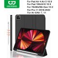GOOJODOQ for iPad Case with Pencil Holder for iPad Air 4 5 Pro 11 10th A16 9th 8th 7th 10.2 Cover Auto Sleep/Wake Up. 