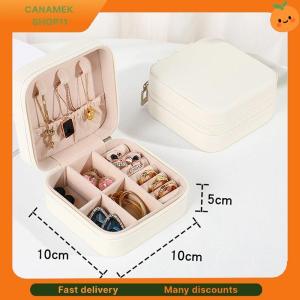 ❣️❣️❣️ Portable Travel Display Jewelry Case Boxes Storage Earring Ring Display Organizer Box